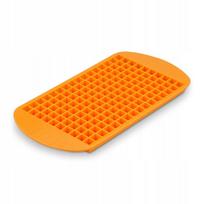 Silikoninė ledukų forma Tadar Mini, 160 mini ledukų, oranžinė