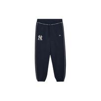 New Era SS24 MLB New York Yankees Logo Embroidered Cuffed Long Knit Sweatpants Unisex pants Navy-Blue 14187423 L white
