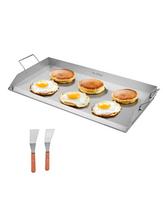 Nerūdijančio plieno stačiakampė keptuvė, 32x16 colių, dujinė BBQ ir teppanyaki