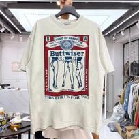 Lana Del Rey Buttwiser T-shirt, Funny Budweiser Graphic Charcoal Tshirt Reprint XXXXL gray