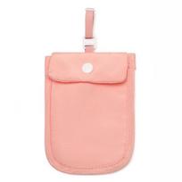 Safe Hidden Bra Wallet Anti-theft RFID-Blocking Money Pouch Lingerie Coin Pouch  Outdoor Activities Pink beige