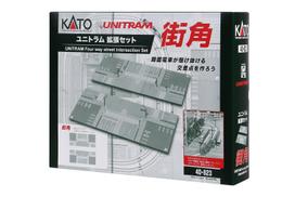 KATO N gauge Unitram expansion Street Corner model railway supplies set, 40-823,