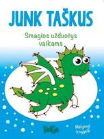 Junk taškus. Smagios užduotys vaikams. Mėlynoji knygelė, Junk taškus. Smagios užduotys vaikams. Mėlynoji knygelė