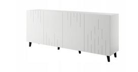 Komoda Bari, 200x42x82 cm, balta
