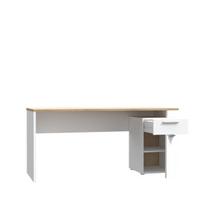 Rašomasis stalas Contra Costa, 160x160x73,5 cm, baltas