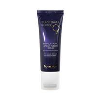 [Farmstay] Black Snail & Peptide 9 Perfect Facial & Neck Roller Serum 100ml 100ml X 1PCS blue