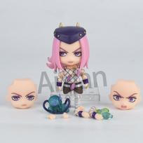 Beautiful Aixlan#2026 JoJo's Bizarre Adventure Figure Narciso Anasui Cute Edition 10cm JOJO PVC Action Figure Amine Collectible Figurine beige
