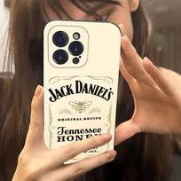 Classic Whiskey Logo J-Jack D-DanielS For IPhone 17 16 15 14 13 12 11 Pro Max Plus Shockproof Black Soft Phone Cover iPhone 14pro max