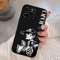 JoJo's Bizarre Adventure  Phone Case Silicone Soft For IPhone 17 16 15 14 13 12 11 X XR Plus Pro Max Plus iPhone13 gray