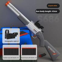 For Kids Toy Gun S686 Double Barreled Airsoft Launcher Soft Bullets Outdoor Sports Game Pistol Sgun Weapon Gift