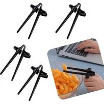 4 Pcs Finger Chopsticks(Black)