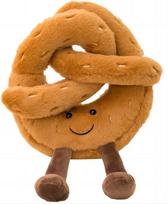 Plush food-shaped mascot Pretzel Pretzel Cute Soft Teddy Bear