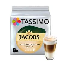 Tassimo kafijas kapsulas Jacobs Latte Macchiato Vanilla, 8gab