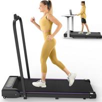 Foldable treadmill for home & office - walking pad desk running pad, 2.5 PS motor mini treadmill up to 8km/h 108 x 48 x 90 cm juoda