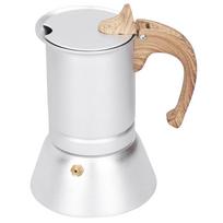 Induction Cooker Compatible Moka Pot 3 Cups Capacity Stovetop Espresso Maker  Cappuccino Making
