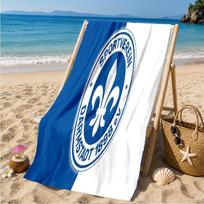 Sport Darmstadt  Beach Towel Microfiber Beach Towel, Lightweight and Quick-Dry, for Summer Travel, Swimming Pool Fan Birthday Gift 70cmx140cm(27x55inch)