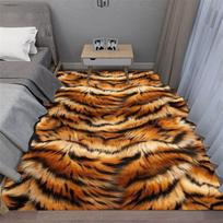Kūrybingas gyvūnų tigro rašto leopardo rašto kilimas svetainės miegamojo sofos zonos grindų kilimėlis kambario dekoracijos kilimai 40cm by 60cm
