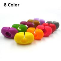 Bar Tag Signs Cup Labels Charm Red Wine Glass Marker Silicone Creative 8 Colors yellow