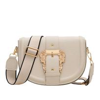New Semi-Circular Shape Women Leather Bag Retro Style Crossbody Bags Simple Shoulder Handbag Classic Bags For Ladies Daily Use