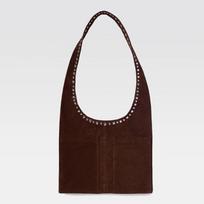 Vintage Rivet Y2k Suede Women Shoulder Bags Motorcycle Style Large Capacity Tote Bag Luxury Soft Leather Handbags Shopper Purses