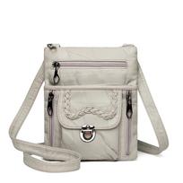 Luxury Soft Leather Multilayer Shoulder Crossbody Bag Women Handbag Female Messenger Bags High Quality Fashion Daily Use Purse 20cm 2cm 23cm juoda