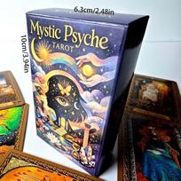 Mystic Psyche Tarot Deck – 78-Card Set for Intuitive Wisdom, Spiritual Growth, and Archetypal Exploration 10.3*6cm įvairiaspalvis