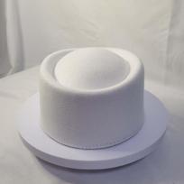 Air Hostess Pillbox Hat French Style Formal Hat Airline Stewardess Caps  Banquet gray