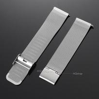 Mesh Milanese Loop Stainless Steel Strap Quick Release Watchband Men Women Metal Replace Band 16/18/20/22mm Watch Accessories 16mm brown