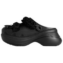 Balenciaga Crocs Collaboration Jibbitz Clogs Women's Black 720762W0FPA1000 36 black