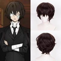 1. Anime Bungo Stray Dogs Osamu Dazai Cosplay Costume Full Trench Coat Suit with Accessories for Halloween Comic Con one size black