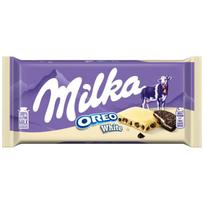 Milka Oreo White Baltoji šokolado plytelė 100 g