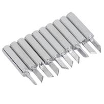 10Pcs Soldering Iron Tips Replacement Electric Soldering Station Welding Equipment Accessories with Hole