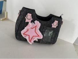 2025 New Style Women's Denim Crossbody and Shoulder Bag black