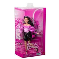 Barbie Deluxe Style fashion doll, fluffy sweater and leather skirt (JJN76)