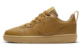 Nike Court Borough Low 2 Wheat Wheat Gum Light Brown GS BQ5448-700 36 brown