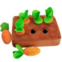 Carrot Carrots Radish Snuffle Mat Parent-Unisex Interaction Unisex Pull Up Pet Dog Chew green