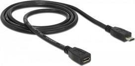 Delock 83248 Micro-USB/Micro-USB 1m Black