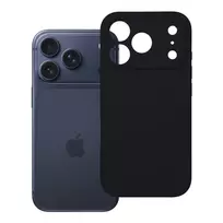 OEM Silicone 2mm phone case for iPhone 18 Pro Max | iPhone 17 Pro Max black