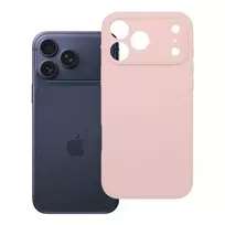 OEM Silicone 2mm (camera protection) phone case with MagSafe support for iPhone 18 Pro Max | iPhone 17 Pro Max pink