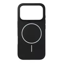 OEM Silicone 2mm (camera protection) phone case with MagSafe support for iPhone 18 Pro | iPhone 17 Pro black