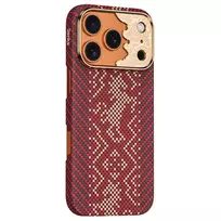 Benks Case Magnetic Armor Air Knight Kevlar Metal Frame (C.K.FL.AP.GD.J072) for iPhone 18 Pro/17 Pro red