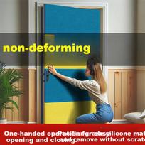 Garso nepraleidžiančios durų lipdukas Lipnus garso izoliacijos skydas Garso izoliacinė vata Sieninis veltinys Sandarinimas Garso nepraleidžiančios durys Dekoratyvinė garso sugerties durų užuolaida