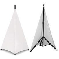Dj Light Speaker Stand Cover Universal Tripod Stand Cover Height Flexible Stretchable Floor Equipment Tool Blind Accessories white