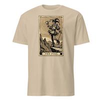 The Fool Tarot Card Shirt Court Jester Gothic Horror T-Shirt Size S-3XL Gift 3XL beige