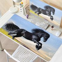 HD print Cool horse Art Design cross Large Size Antislip Mouse pad XXL Computer Gaming PC accessories Keyboard personality Mat 400x800x2mm
