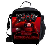 New Skibidi Toilet Toilet, Children's Lunch Bag, Elementary School Lunch Box Bag, Ice Bag, Bento Box Bag