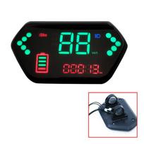 Skaitmeninis LCD E-dvirčio spidometras-odometras elektriniam dviračiui, paspirtukui 36V 48V 60V black