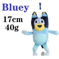 8 Style 17-28cm Bluey Dog Bingo Family Plush Toy Cartoon Dog Soft Stuffed Animal Keychain Doll Birthday Gift Family Blue-Y Bingo