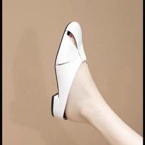 New Style Baguette-shaped Open-toe Slippers, Cool Sandals, Versatile Lazy Shoes 35