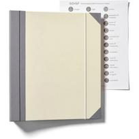 Portable In Case I Go Missing Binder Multiple Pockets File Storage Tools Manila Pocket Folder Large Capacity beige